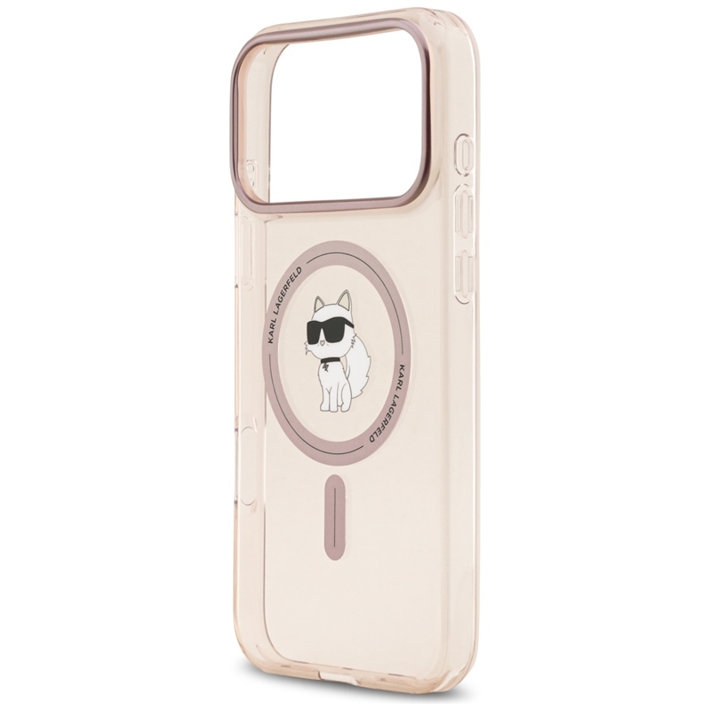 Karl Lagerfeld IML Choupette MagSafe - Etui iPhone 17 Pro Max (różowy)
