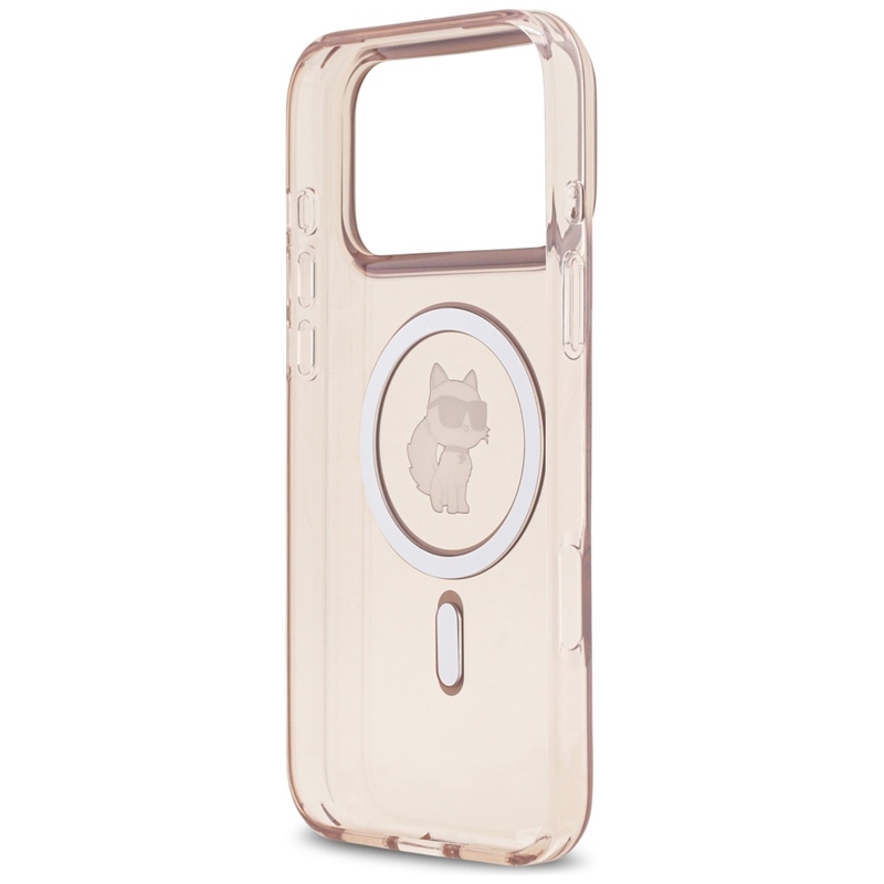 Karl Lagerfeld IML Choupette MagSafe - Etui iPhone 17 Pro Max (różowy)
