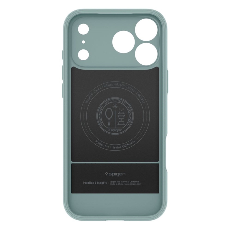 Spigen Parallax S Mag MagSafe - Etui do iPhone 17 Pro (Sage Green)