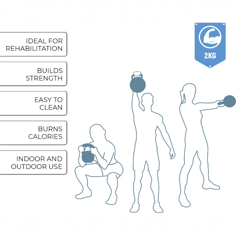Umbro - Hantla kompozytowa odważnik kettlebell 2kg