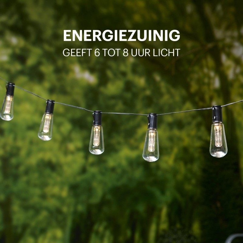 Grundig - Lampki ogrodowe solarne LED 3,35 m