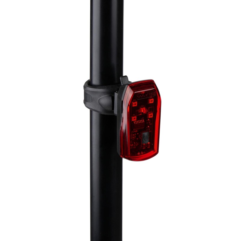 Dunlop - Lampka rowerowa tylna 5 LED z funkcją STOP K-Mark
