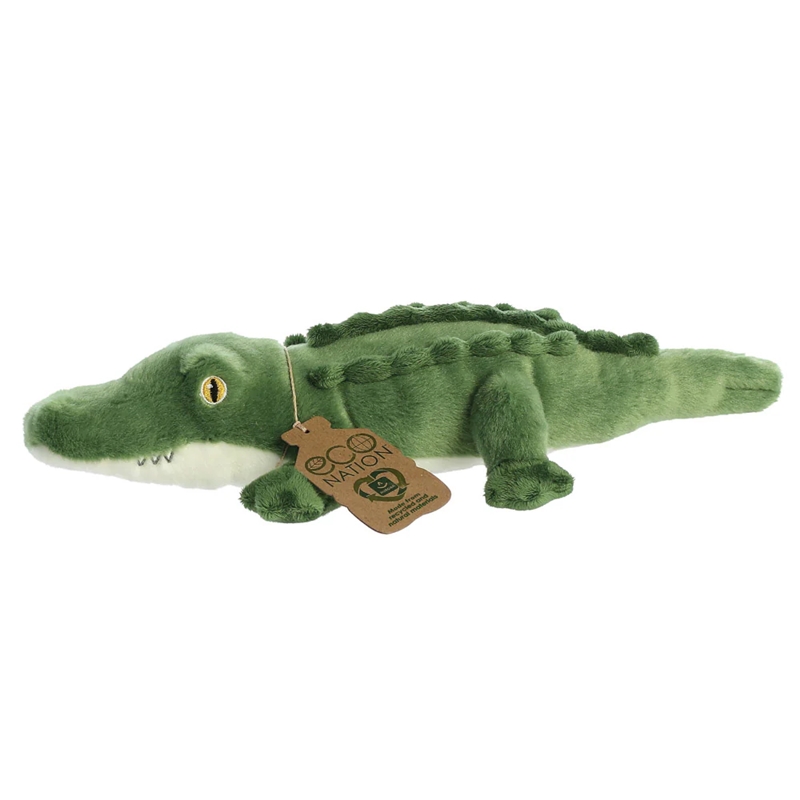 Eco Nation – Pluszowa maskotka / przytulanka Aligator 36 cm Eco-Friendly