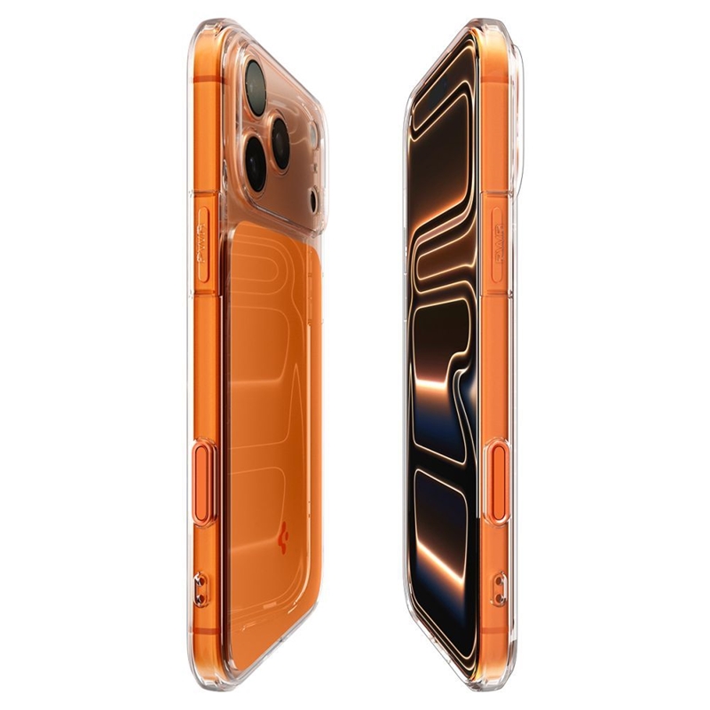 Spigen Ultra Hybrid T Mag MagSafe - Etui do iPhone 17 Pro (Glossy Orange)
