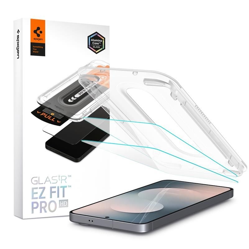 Spigen GLAS.TR EZ Fit Pro 2-Pack - Szkło hartowane do Samsung Galaxy S25 FE