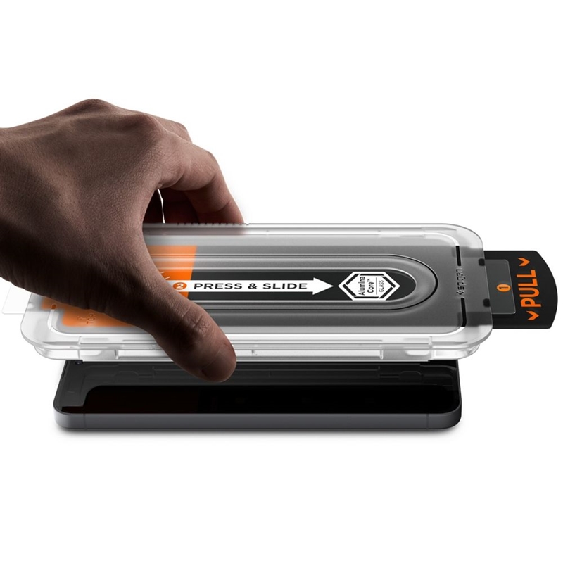 Spigen GLAS.TR EZ Fit Pro - Szkło hartowane do Samsung Galaxy S25 FE