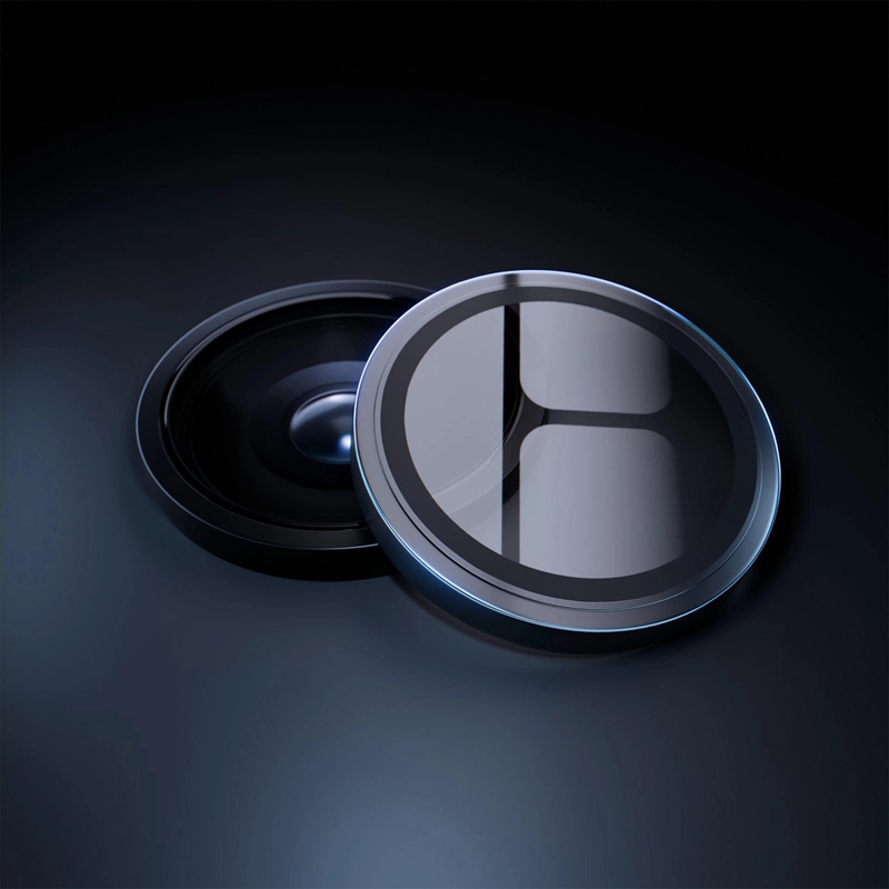 3mk HARDY Lens Protection Pro - Szkło na obiektyw aparatu iPhone Air (Titanium Gray)