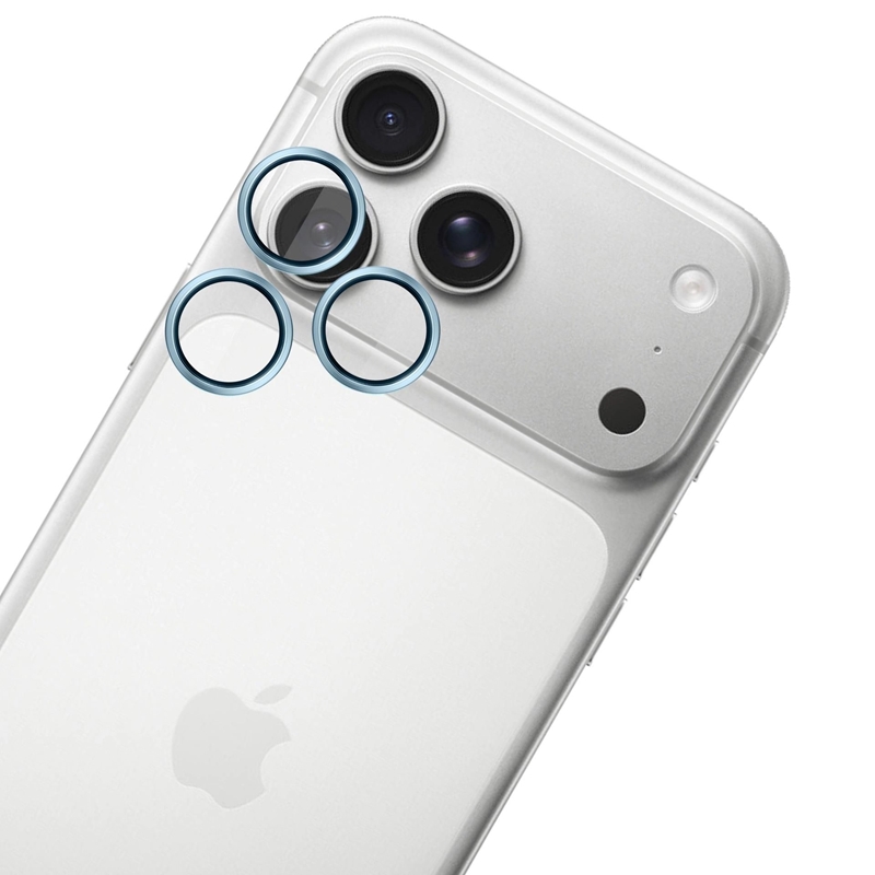 3mk HARDY Lens Protection Pro - Szkło na obiektyw aparatu iPhone 17 Pro / iPhone 17 Pro Max (Ocean Blue)