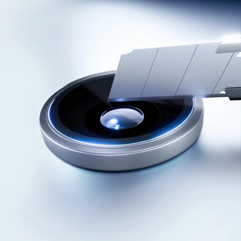 3mk HARDY Lens Protection Pro - Szkło na obiektyw aparatu iPhone 17 Pro / iPhone 17 Pro Max (Titanium Gray)