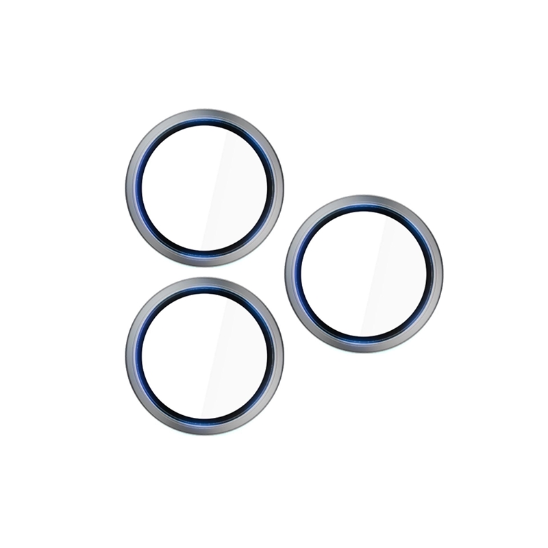 3mk HARDY Lens Protection Pro - Szkło na obiektyw aparatu iPhone 17 Pro / iPhone 17 Pro Max (Titanium Gray)