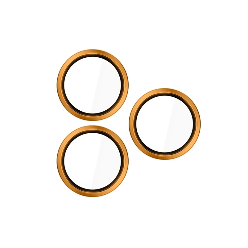 3mk HARDY Lens Protection Pro - Szkło na obiektyw aparatu iPhone 17 Pro / iPhone 17 Pro Max (Orange)