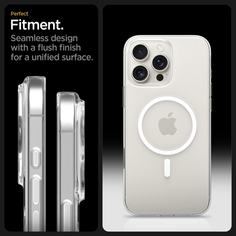 Spigen Thin Fit T Mag MagSafe - Etui do iPhone 16 Pro Max (Clear / White)