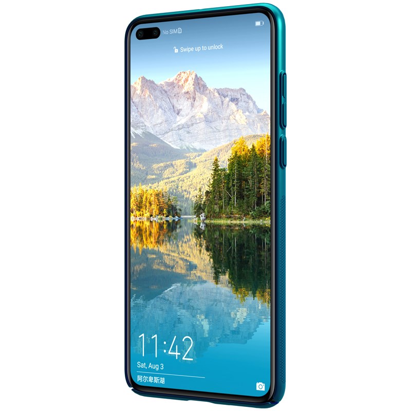 Nillkin Super Frosted Shield - Etui Huawei P40 (Peacock Blue)