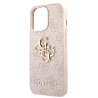 Guess 4G Big Metal Logo - Etui iPhone 13 Pro Max (różowy)