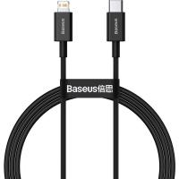 Baseus Superior Series - Kabel połączeniowy USB-C do Lightning PD 20W 1m (czarny) Baseus Superior Series - Kabel połączeniowy USB-C do Lightning PD 20W 1m (czarny)