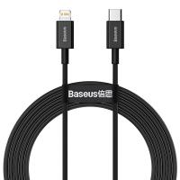Baseus Superior Series - Kabel połączeniowy USB-C do Lightning PD 20W 2m (czarny) Baseus Superior Series - Kabel połączeniowy USB-C do Lightning PD 20W 2m (czarny)