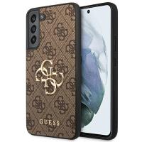 Guess 4G Big Metal Logo - Etui Samsung Galaxy S22+ (brązowy) Guess 4G Big Metal Logo - Etui Samsung Galaxy S22+ (brązowy)