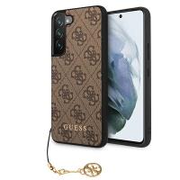 Guess 4G Charms Collection - Etui Samsung Galaxy S22 (brązowy) Guess 4G Charms Collection - Etui Samsung Galaxy S22 (brązowy)