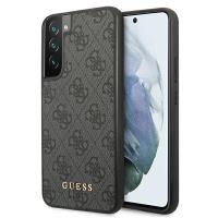 Guess 4G Metal Gold Logo - Etui Samsung Galaxy S22+ (szary) Guess 4G Metal Gold Logo - Etui Samsung Galaxy S22+ (szary)