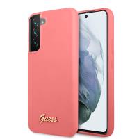 Guess Silicone Script Metal Logo - Etui Samsung Galaxy S22 (fuksja) Guess Silicone Script Metal Logo - Etui Samsung Galaxy S22 (fuksja)