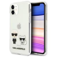 Karl Lagerfeld Ikonik & Choupette - Etui iPhone 11 / iPhone XR (przezroczysty)