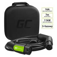 Green Cell - Kabel GC EV Type 2 11kW 7m do ładowania Tesla Model 3 / S / X, Leaf, ZOE, i3, ID.3, I-Pace, E-Tron, Kona, Ioniq