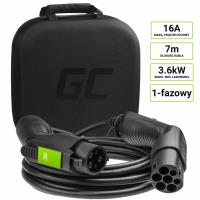 Green Cell - Kabel GC EV Type 1 3.6kW 16A 7m do ładowania samochodów elektrycznych EV Green Cell - Kabel GC EV Type 1 3.6kW 16A 7m do ładowania samochodów elektrycznych EV