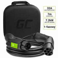 Green Cell - Kabel GC EV Type 1 7.2kW 32A 7m do ładowania samochodów elektrycznych EV Green Cell - Kabel GC EV Type 1 7.2kW 32A 7m do ładowania samochodów elektrycznych EV