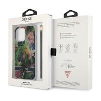 Guess Flower Cord - Etui ze smyczką iPhone 13 Pro Max (Blue)