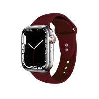 Crong Liquid - Pasek do Apple Watch 38/40/41 mm (bordowy)