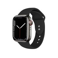 Crong Liquid - Pasek do Apple Watch 38/40/41 mm (czarny)