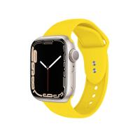 Crong Liquid - Pasek do Apple Watch 38/40/41 mm (żółty)