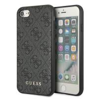 Guess 4G Metal Gold Logo – Etui iPhone SE 2022 / SE 2020 / 8 / 7 (szary)