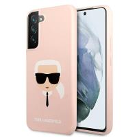 Karl Lagerfeld Silicone Ikonik Karl`s Head - Etui Samsung Galaxy S22+ (różowy)