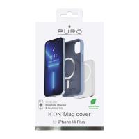 PURO ICON MAG - Etui iPhone 14 Plus MagSafe (Sierra Blue)