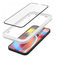 Spigen Alm Glass FC 2-Pack - Szkło hartowane do iPhone 16e / iPhone 14 / iPhone 13 / iPhone 13 Pro 2 szt (Czarna ramka)
