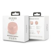 Guess Mini Bluetooth Speaker 3W 4H – Głośnik Bluetooth 5.0 (różowy)