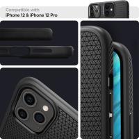 Spigen Liquid Air - Etui do iPhone 12 Pro / iPhone 12 (Czarny)