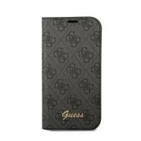 Guess 4G Metal Camera Outline Booktype Case - Etui iPhone 14 Pro (czarny)