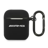 AMG Silicone Big Logo - Etui AirPods (czarny)