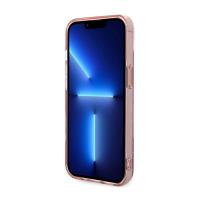 Karl Lagerfeld Mono Vertical Stripe - Etui iPhone 14 Plus (różowy)