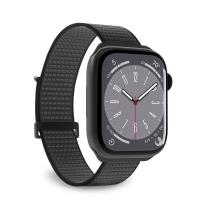 PURO Nylon Sport - Pasek do Apple Watch 44/45/46/49 mm (Czarny)