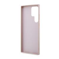 Guess 4G Bottom Stripe Metal Logo Collection - Etui Samsung Galaxy S23 Ultra (różowy)