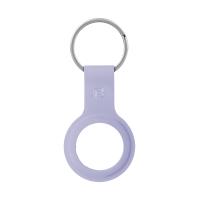 Crong Silicone Case with Key Ring – Etui ochronne brelok do Apple AirTag (lawendowy)