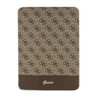 Guess 4G Stripe Allover - Etui iPad 10.9" (2022) (Brązowy)