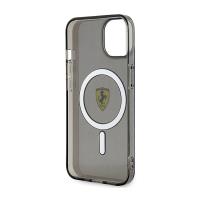 Ferrari Translucent MagSafe - Etui iPhone 14 (Czarny)