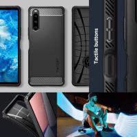 Spigen Rugged Armor - Etui do Sony Xperia 10 V (Czarny)