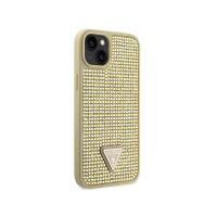 Guess Rhinestone Triangle - Etui iPhone 14 Plus (złoty)