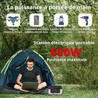 Wonder Wx600 Power Station - Przenośna stacja zasilania 300W 72800 mAh (Czarny)
