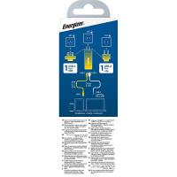 Energizer Ultimate - Ładowarka sieciowa Multiplug EU / UK / US GaN USB-C & USB-A 90W PD + Kabel USB-C (Czarny)